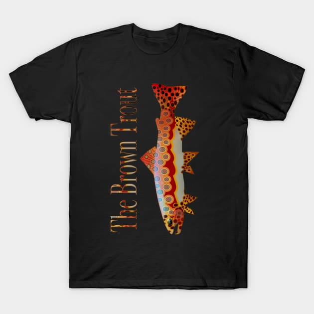 The Brown Trout II T-Shirt by MikaelJenei
